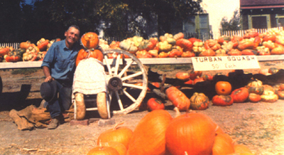 Miles Barlogio with Pumpkin Granny